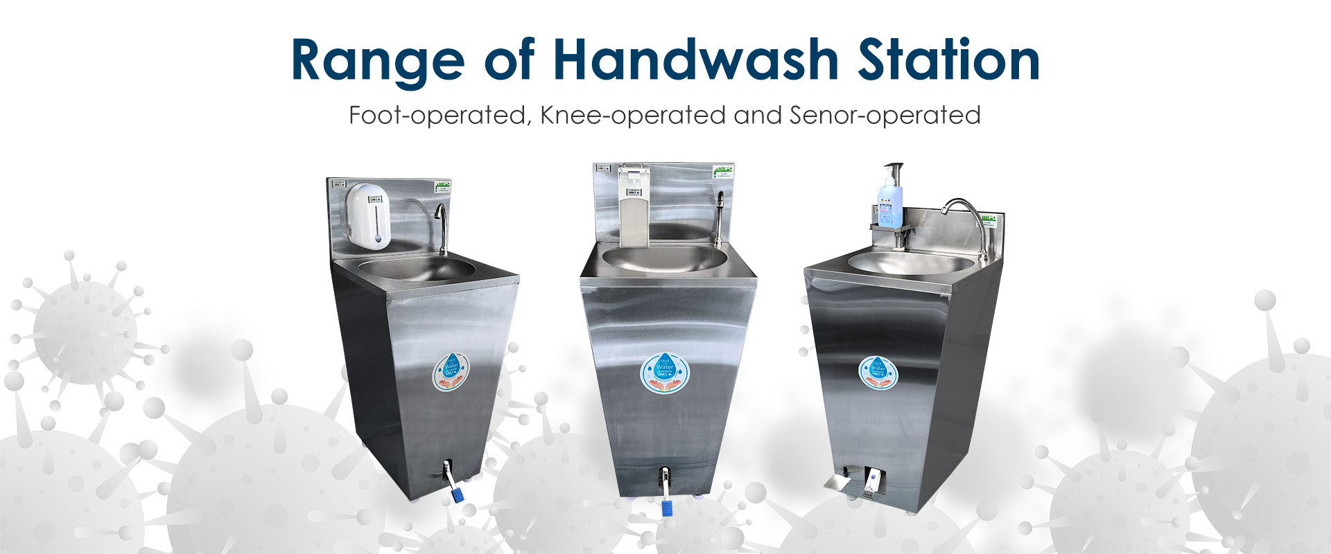 Range of Hand Wash Station by Fabrinox Sinks